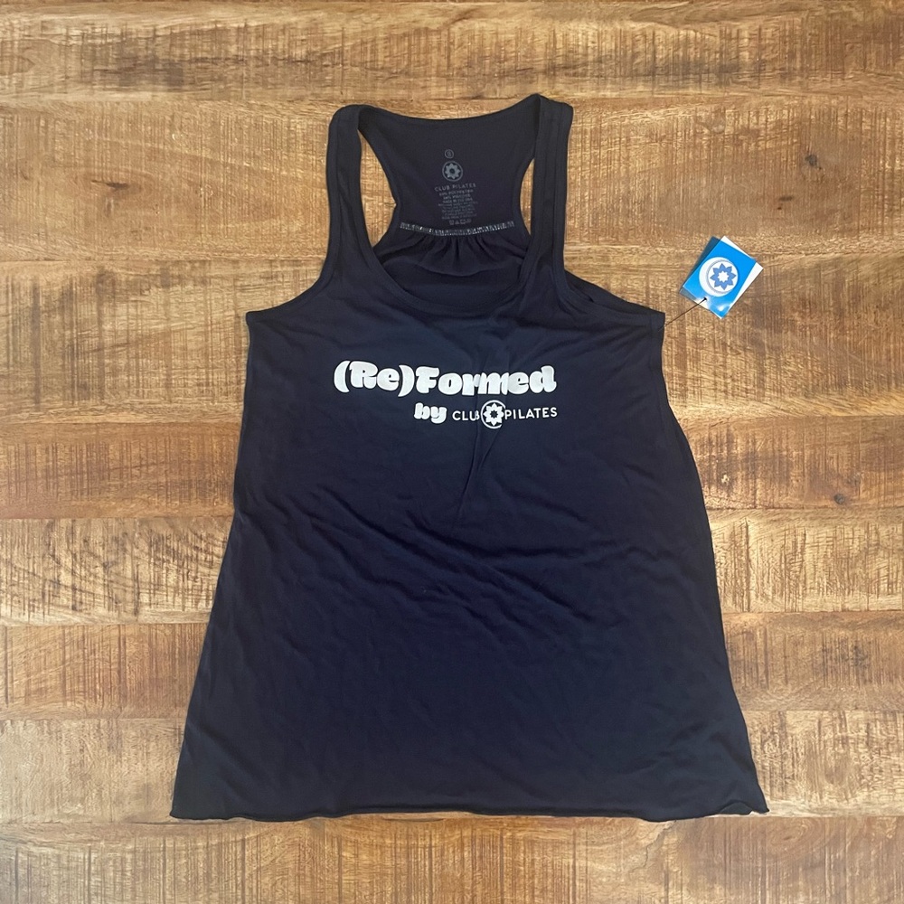 NWT Club Pilates ‘Reformed by CP’ Racerback Tank